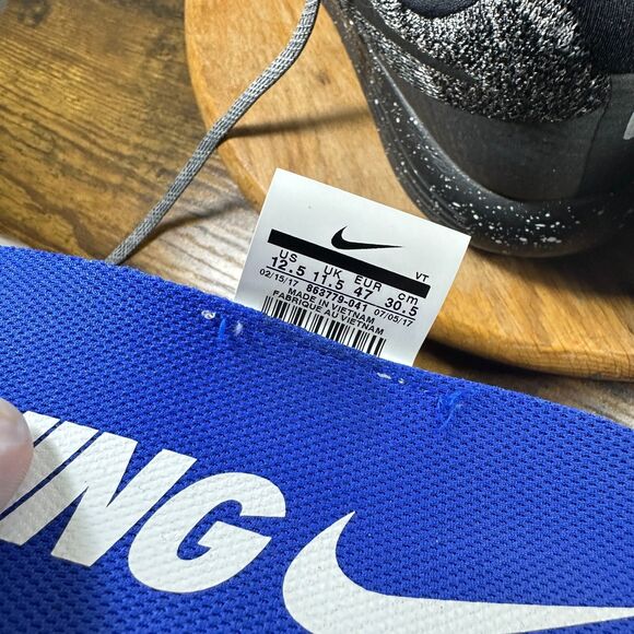 Nike Lunarepic Flyknit 2 Running Shoes Oreo Men's Size 12.5 Shoe 863779-041 - Picture 8 of 8